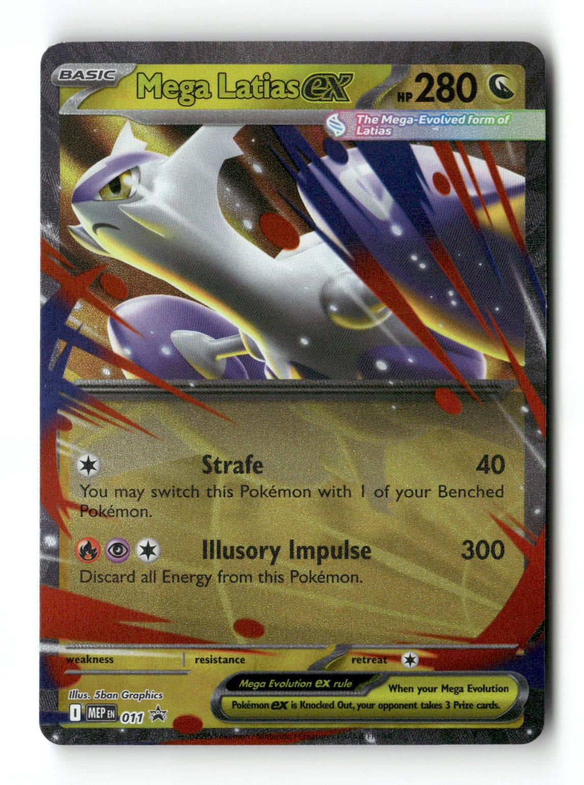 Pokemon Mega Latias ex 011 ME: Mega Evolution Promo Near Mint