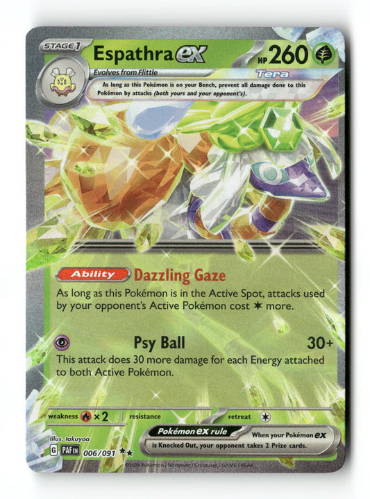 Espathra ex 6 - Paldean Fates - Near Mint