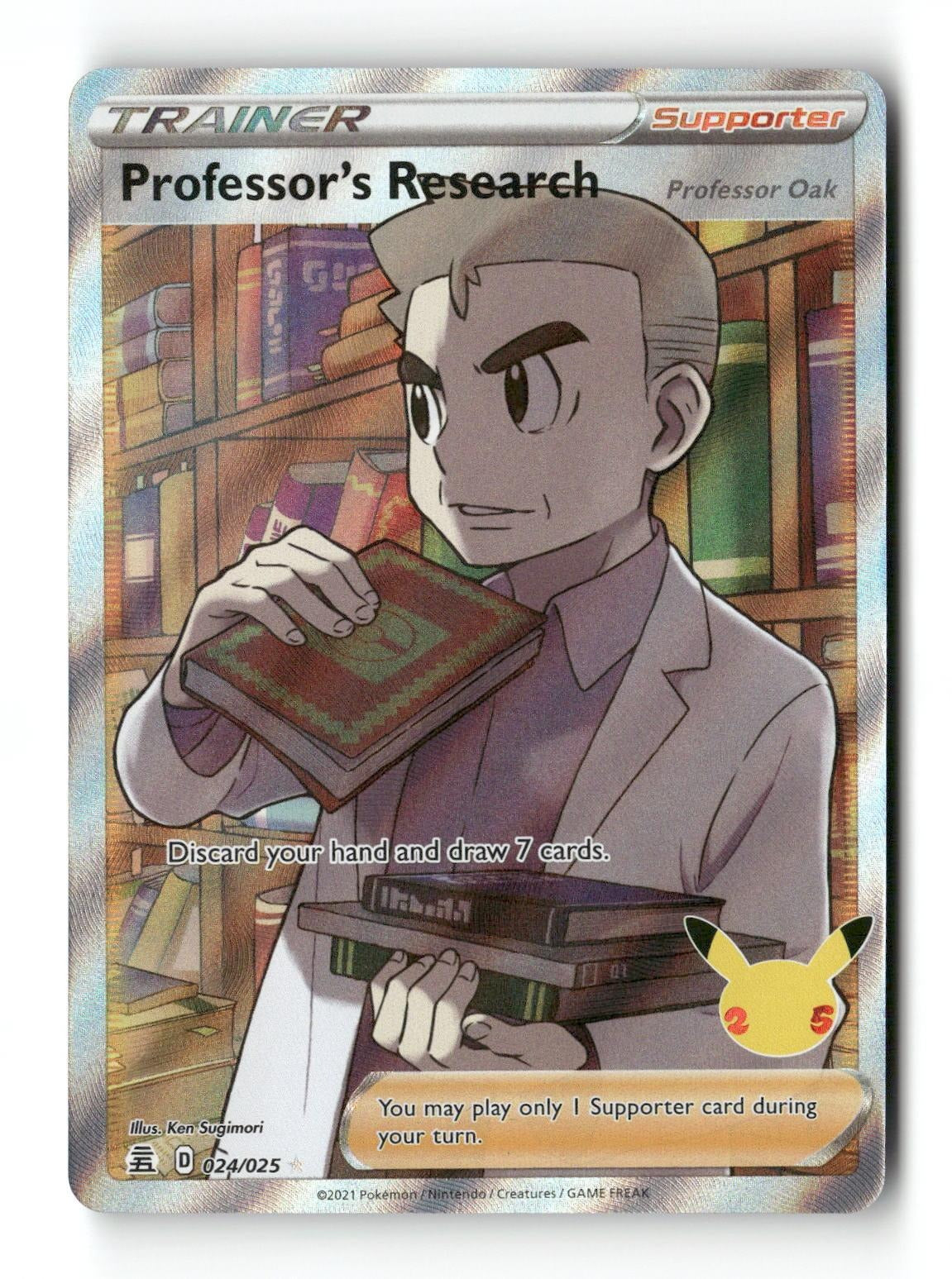 Professor's Research (Professor Oak) 024/025 Celebrations Near Mint