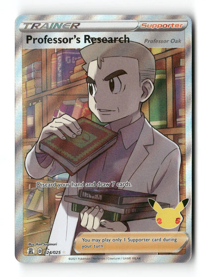 Professor's Research (Professor Oak) 024/025 Celebrations Near Mint