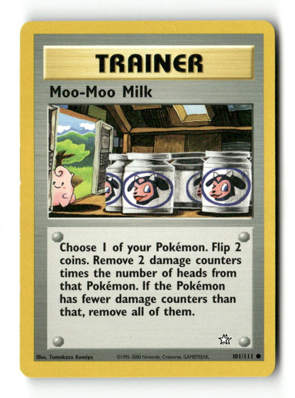 Pokemon Moo-Moo Milk 101/111 Neo Genesis Lightly Played