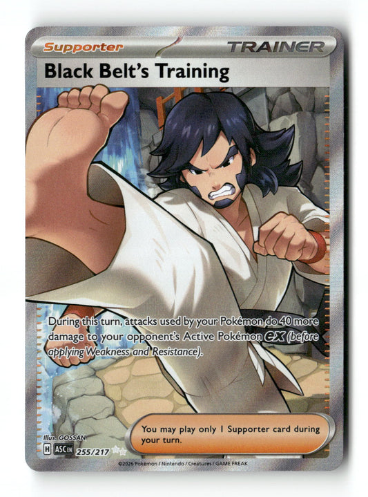Black Belt's Training 255 - Ascended Heroes - Near Mint