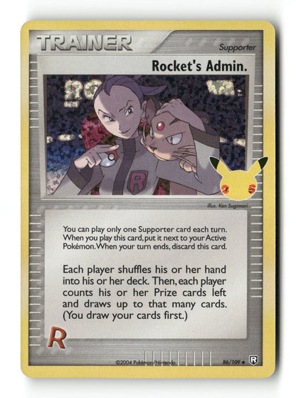 Rocket's Admin. 86/109 Celebrations: Classic Collection Near Mint