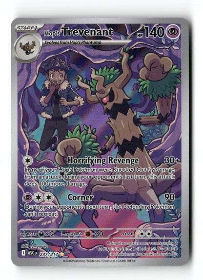 Pokemon Hop's Trevenant 237/217 Ascended Heroes Near Mint
