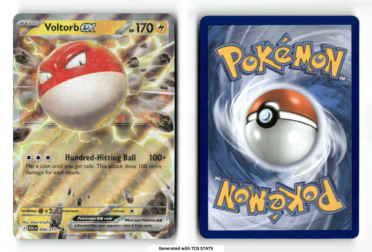 Voltorb ex 58 - Ascended Heroes - Near Mint