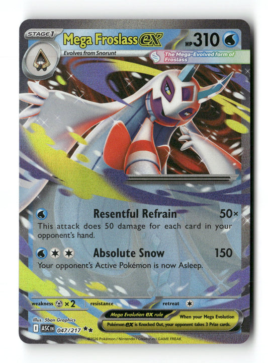 Mega Froslass ex 47 - Ascended Heroes - Near Mint
