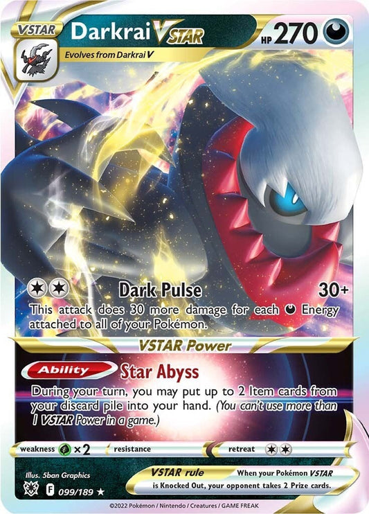 Darkrai VSTAR 99 - Astral Radiance - Near Mint