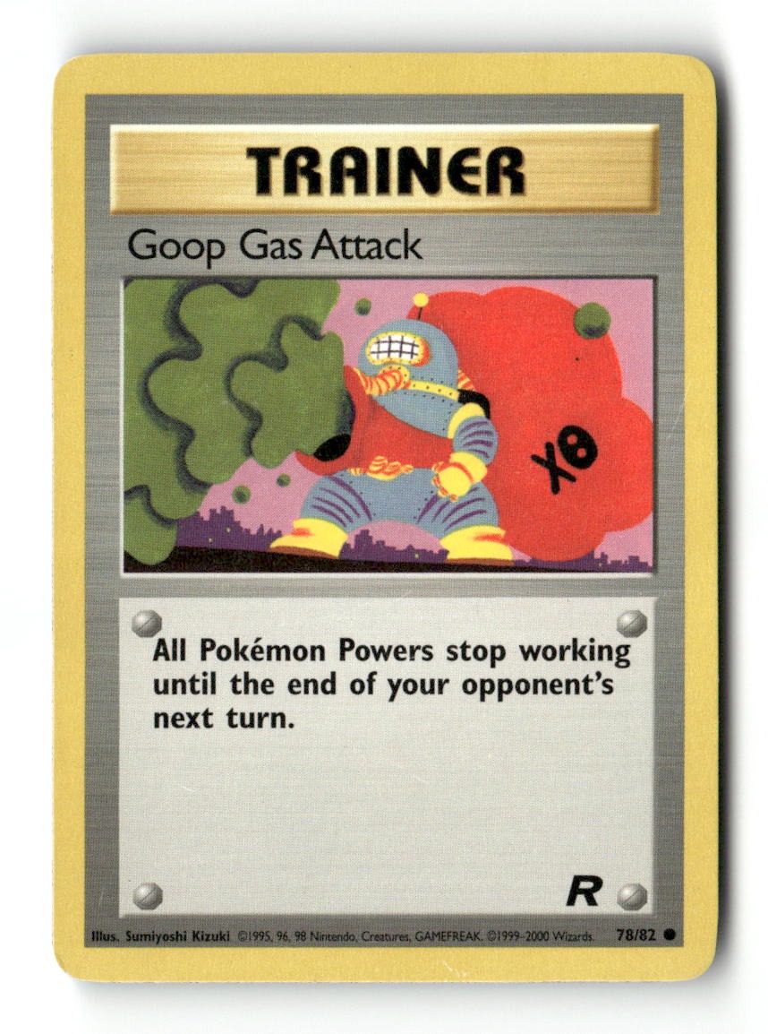 Pokemon Goop Gas Attack 78/82 Team Rocket Lightly Played
