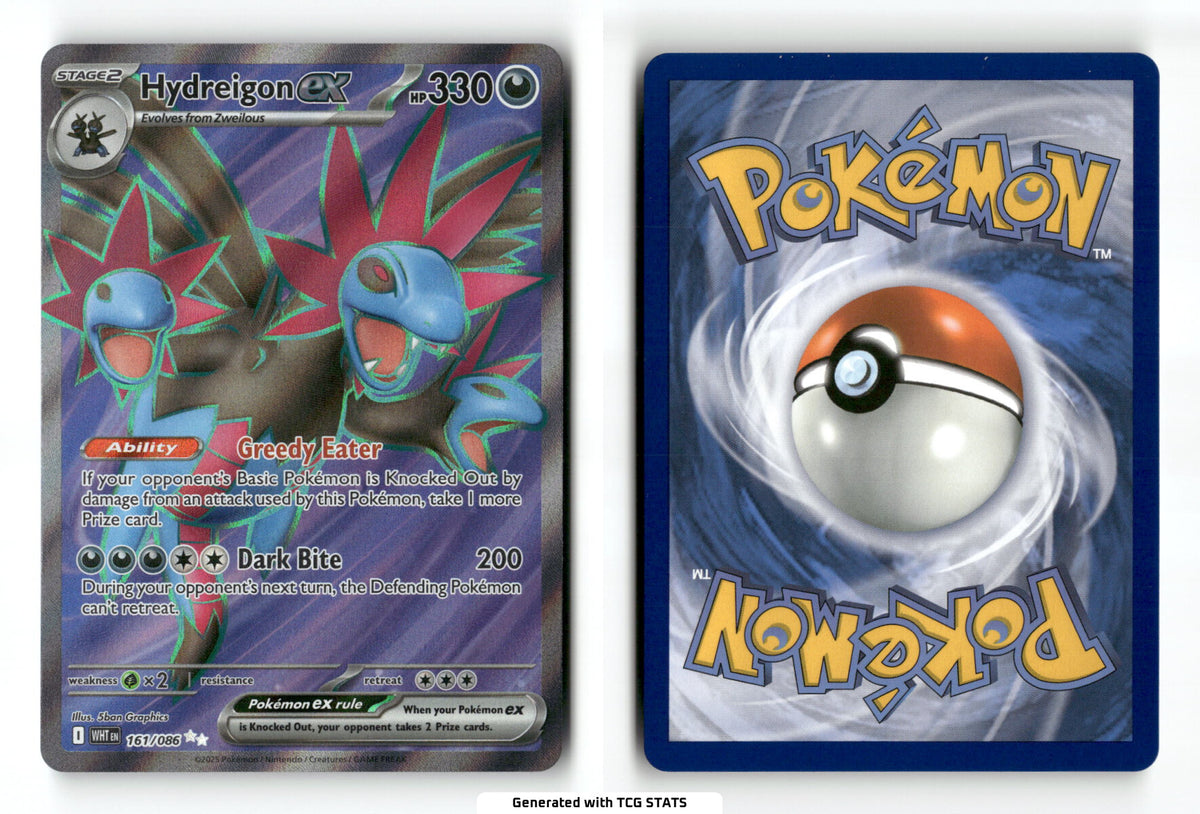 Hydreigon ex 161 - White Flare - Near Mint