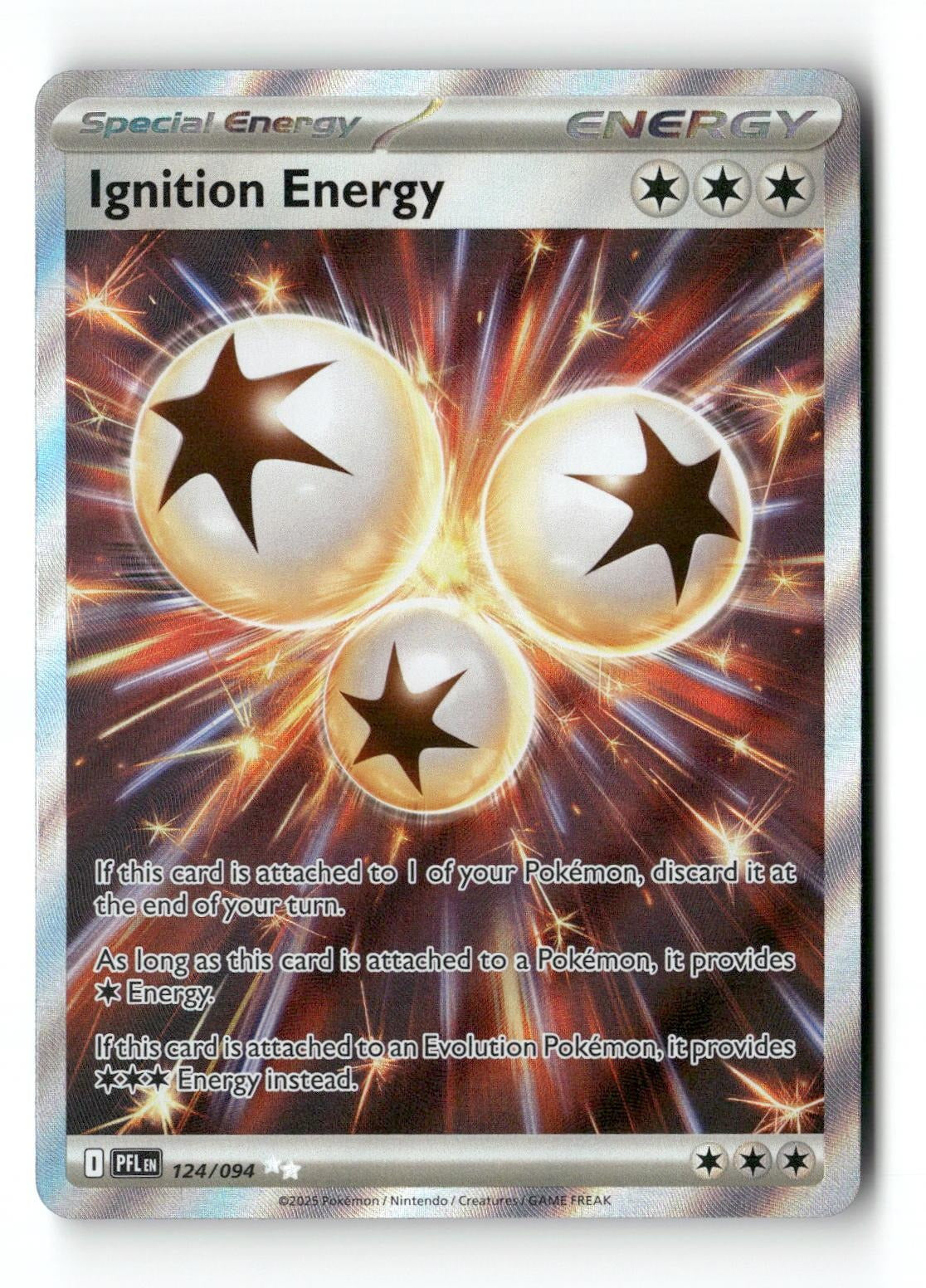 Pokemon Ignition Energy 124/094 Phantasmal Flames Near Mint